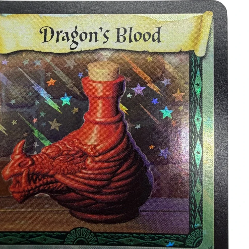 Harry Potter TCG Dragon's Blood 5/80 Chamber of Secrets Foil Spell Card 2002